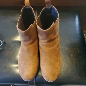 Comfortview Brand Tan Suede Boot - wide